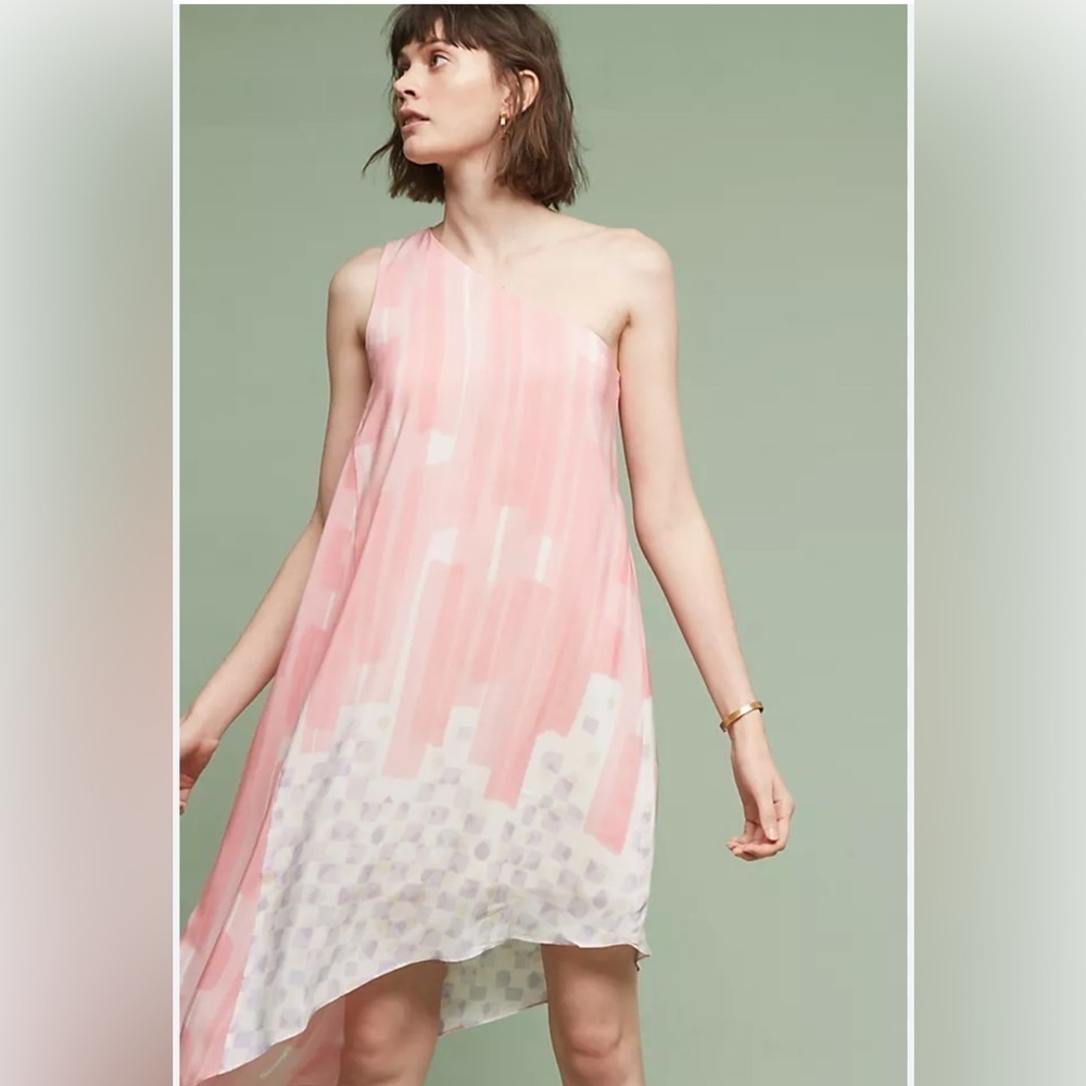 Anthropologie Maeve Avalonne Silk Dress